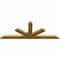 Ekena Millwork Saratoga Rough Sawn Timber Gable Bracket, Western Red Cedar, 60"W x 22"H x 2"D x 4"F, 9/12 Pitch GBW060X22X0204SAR00RWR - alternate 5